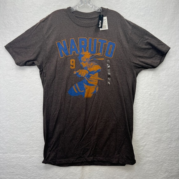 Viz Media Other - Naruto Mens' Naruto 9 Anime Big and Tall Graphic Print T-Shirt Shippuden Collect